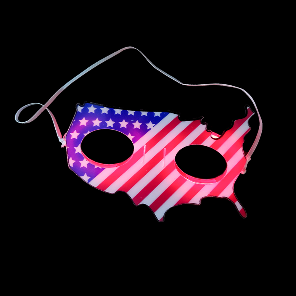 Máscara luminosa del 4 de julio