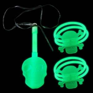 스켈레톤 펜던트&팔찌 세트