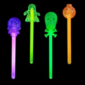 Palillo del resplandor de Halloween (calabaza, cráneo, fantasma)