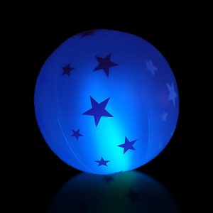 July 4th Glow Star Beach Ball