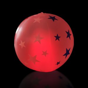 July 4th Glow Star Beach Ball