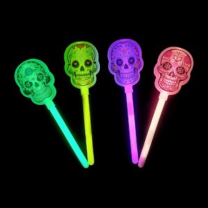 Varita Calavera Flor Brillante