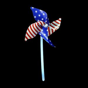 July 4 Glow Pinwheel Fly Wheel